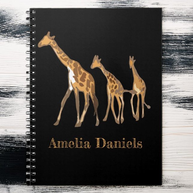 Cuaderno Monograma Giraffe (Subido por el creador)