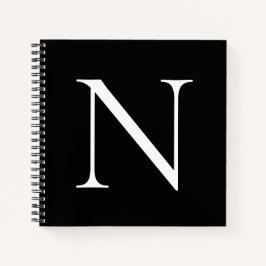 Cuaderno Monograma inicial personalizado