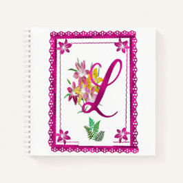 Cuaderno Monograma L: portátil