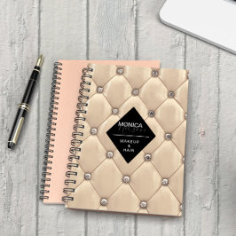 Cuaderno monograma lujoso