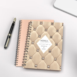 Cuaderno monograma lujoso