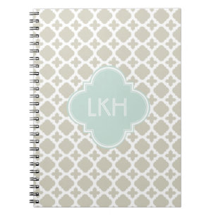 CUADERNO MONOGRAMA MARROQUÍ DE LA TEJA