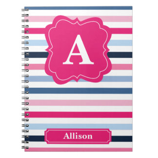 Cuaderno Monograma náutico de las rayas