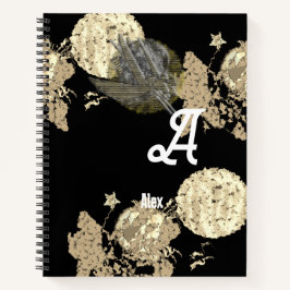 Cuaderno Monograma negro