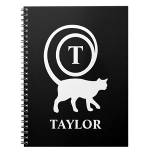Cuaderno Monograma Nombre inicial Gato Gato Gatito Gatito G
