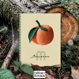 Cuaderno Monograma Nombre Mínimo Moderno Engranaje