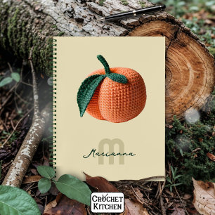 Cuaderno Monograma Nombre Mínimo Moderno Engranaje