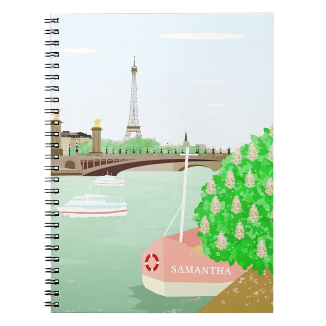 Cuaderno Monograma Paris Cityscape Notebook (80 páginas B&W (Frente)