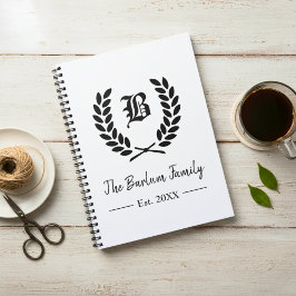 Cuaderno Monograma personalizado