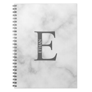 Cuaderno Monograma personalizado y bloc de notas de nombre