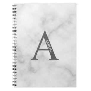 Cuaderno Monograma personalizado y bloc de notas de nombre