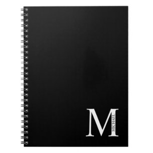 Cuaderno Monograma personalizado y bloc de notas de nombre
