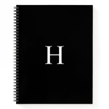 Monograma Profesional Blanco y Negro