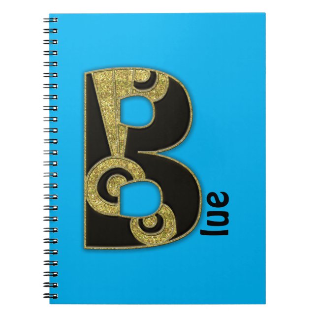 Cuaderno monograma retro - B (Frente)