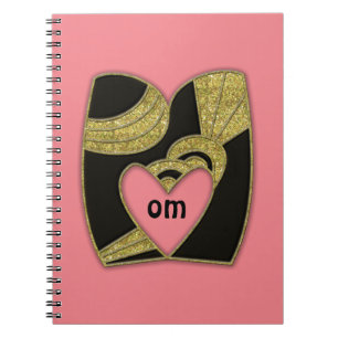 Cuaderno monograma retro - M