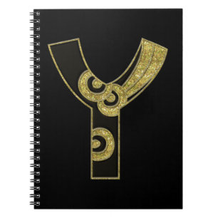 Cuaderno monograma retro - Y