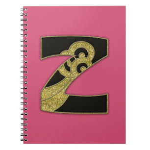 Cuaderno monograma retro - Z