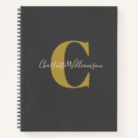 Monograma simple personalizado en cuadrícula de pu