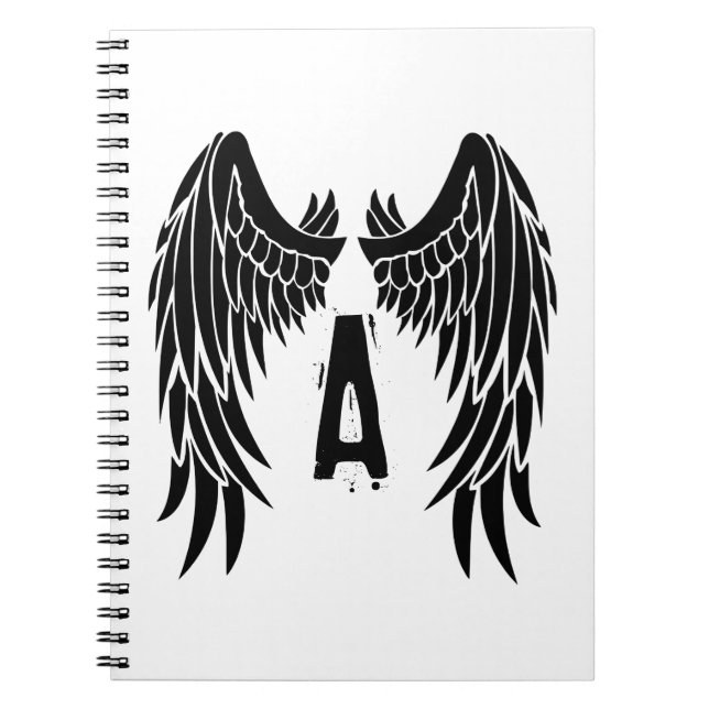 Cuaderno Monograma Tattoo Angel Wing (Frente)