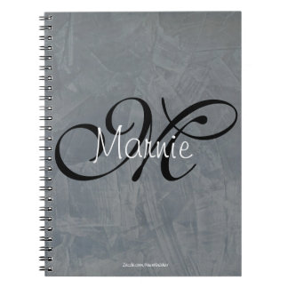 Cuaderno Monograma Toscana Finalización Faux