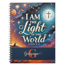 Cuaderno Monograma vibrante biblia cristiana de Halloween v
