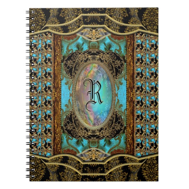 Cuaderno Monograma victoriano chasecoeur (Frente)