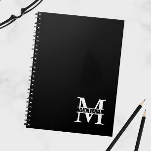 Cuaderno Monograma y nombre personalizados
