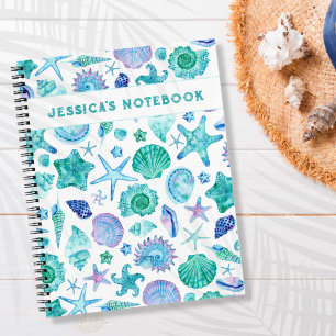 Cuaderno Monogramación de las conchas marinas y las Starfis