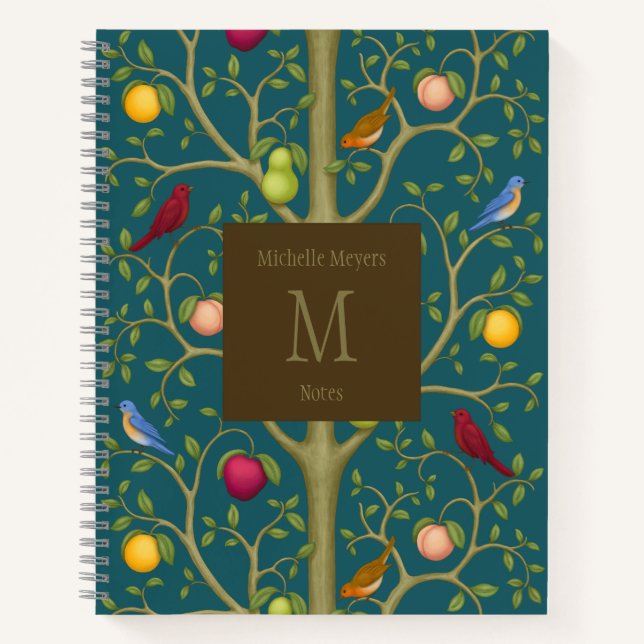 Cuaderno Monogramado Árbol de Tesoros Vivientes (Anverso)