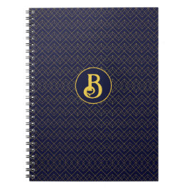 Cuaderno Monogramado Art Deco