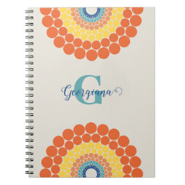 Cuaderno Monogramado de Dot de Verano del Egeo Radiante Man