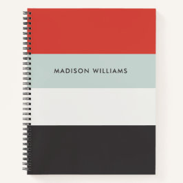 Cuaderno monogramado, nombre,