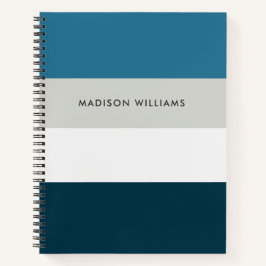 Cuaderno monogramado, nombre,