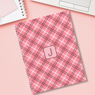 Cuaderno Monogramado rosa