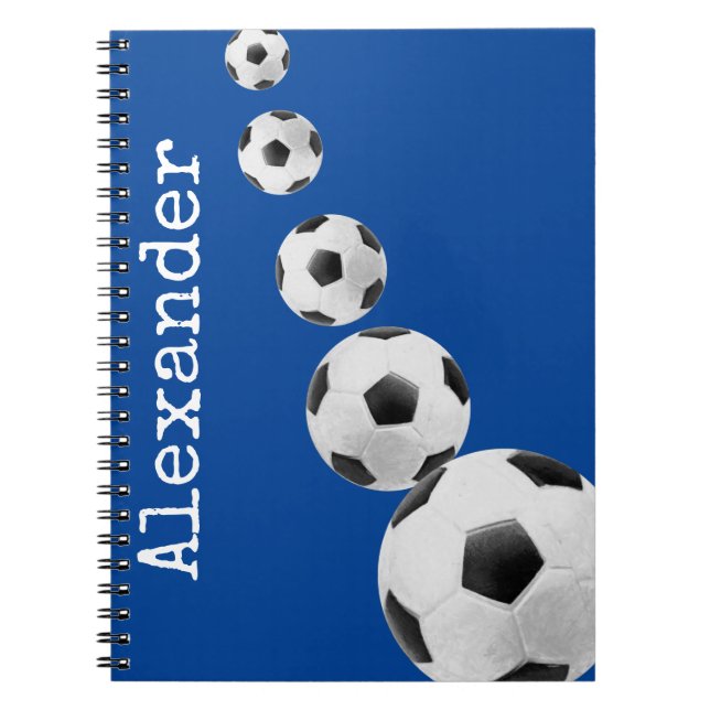 Cuaderno Monogramo Fútbol de fútbol (Frente)