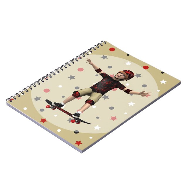 Cuaderno Monopatinador (Lado Izquierdo)