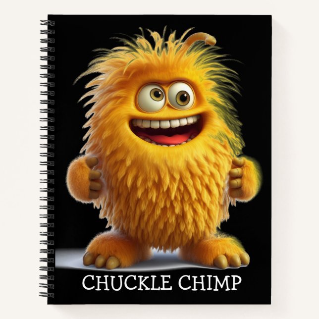 Cuaderno Monster Mayhem... Chuckle Chimp (Anverso)