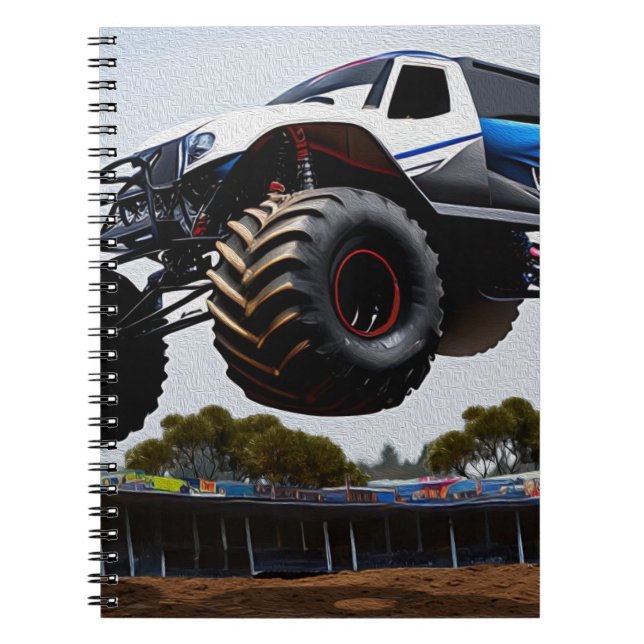 Cuaderno Monster Truck Launch, portátil (Frente)