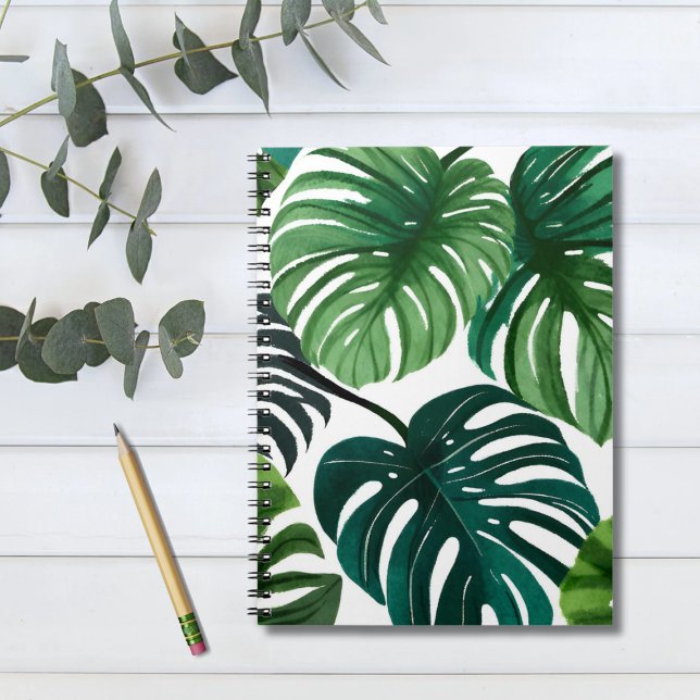 Cuaderno Monstera Leaves acuáticas (Subido por el creador)