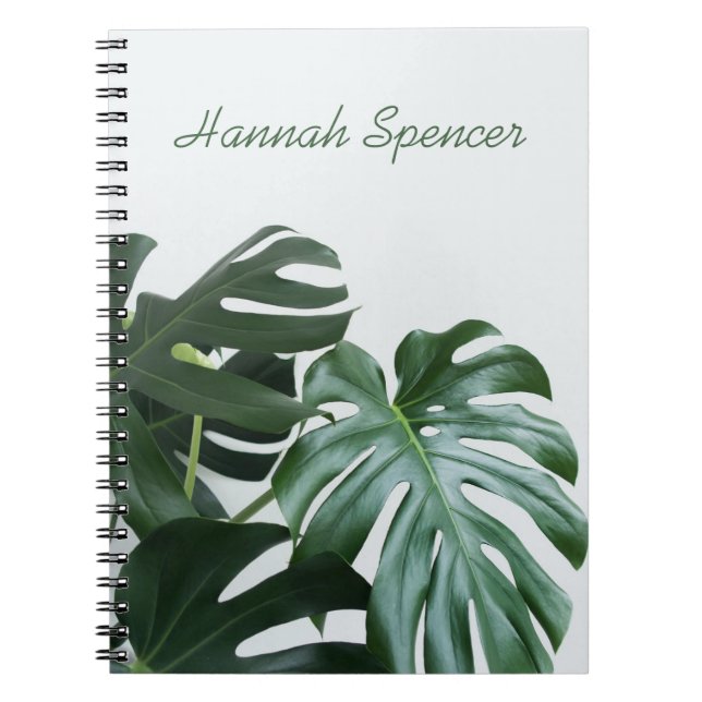Cuaderno Monstera moderna (Frente)
