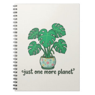 Cuaderno Monstera Mono Más Cute