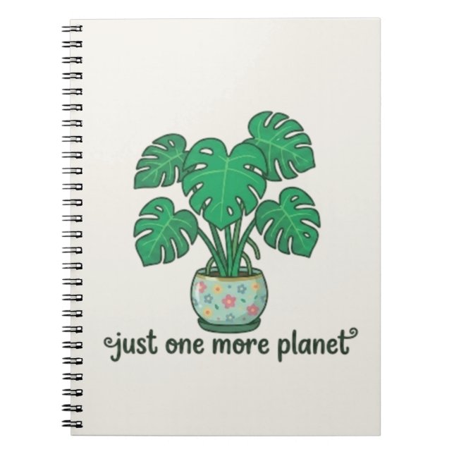 Cuaderno Monstera Mono Más Cute (Frente)