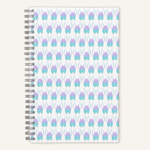 Cuaderno Monstruo Azul Pequeño y Lindo