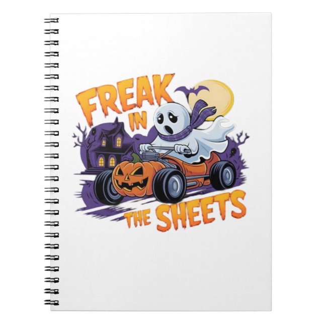 CUADERNO MONSTRUO DE HALLOWEEN EN LA SÁBANA (Frente)