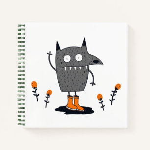 Cuaderno Monstruo de ondulación divertida