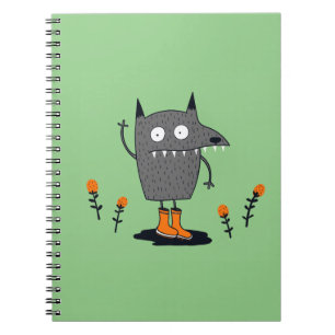 Cuaderno Monstruo de ondulación divertida