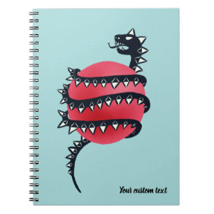 Cuaderno Monstruo de serpiente Guay Evil Black Dragon