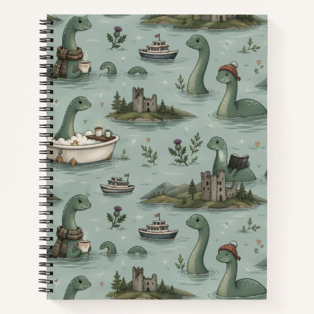 Cuaderno Monstruo del lago Ness (Anverso)