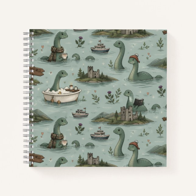 Cuaderno Monstruo del lago Ness (Anverso)