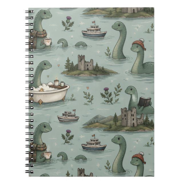 Cuaderno Monstruo del lago Ness (Frente)